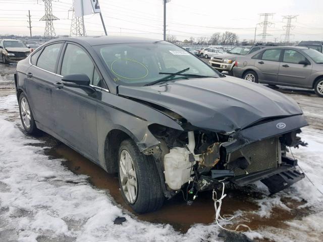 3FA6P0H73DR306953 - 2013 FORD FUSION SE BLACK photo 1