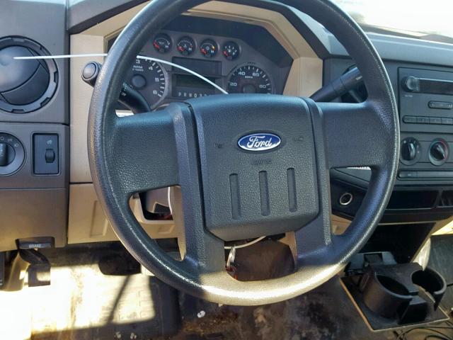 1FDSF30518EC22996 - 2008 FORD F350 SRW S WHITE photo 10