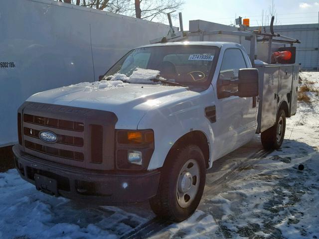 1FDSF30518EC22996 - 2008 FORD F350 SRW S WHITE photo 2