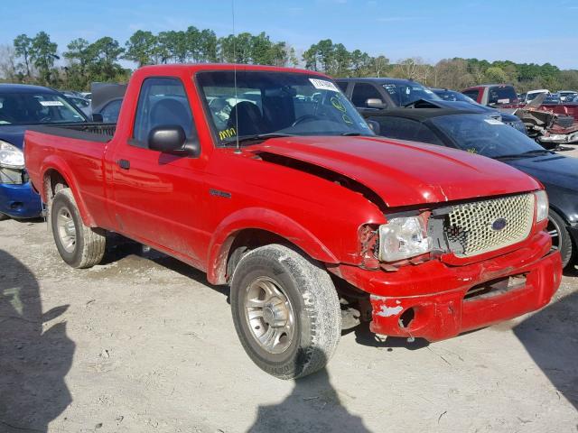 1FTYR10U53PA70798 - 2003 FORD RANGER RED photo 1