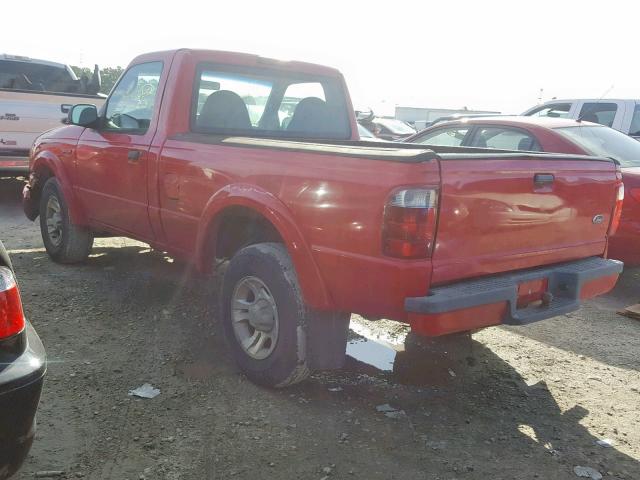 1FTYR10U53PA70798 - 2003 FORD RANGER RED photo 3