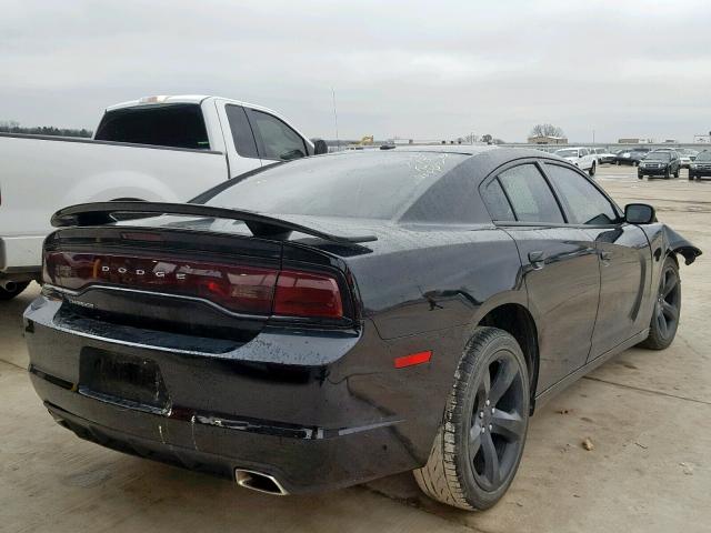 2C3CDXHGXDH566782 - 2013 DODGE CHARGER SX BLACK photo 4