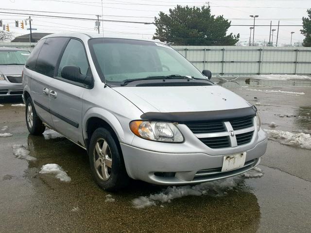 1D4GP45R25B373208 - 2005 DODGE CARAVAN SX SILVER photo 1