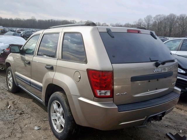 1J4HR48N85C560557 - 2005 JEEP GRAND CHER TAN photo 3