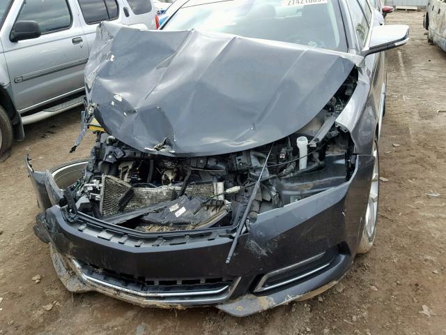 2G1155S33E9256469 - 2014 CHEVROLET IMPALA LTZ CHARCOAL photo 9