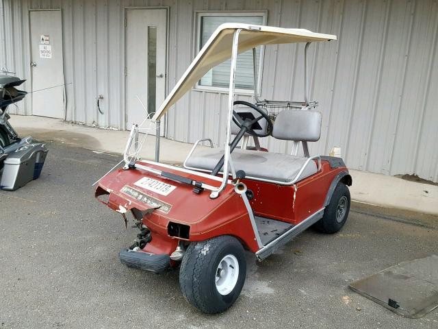 A842457309 - 1995 CLUB GOLF CART RED photo 2