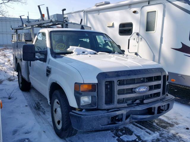 1FDSF30538EC15662 - 2008 FORD F350 SRW S WHITE photo 1