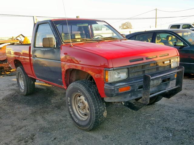 1N6ND11Y8JC340725 - 1988 NISSAN D21 SHORT RED photo 1