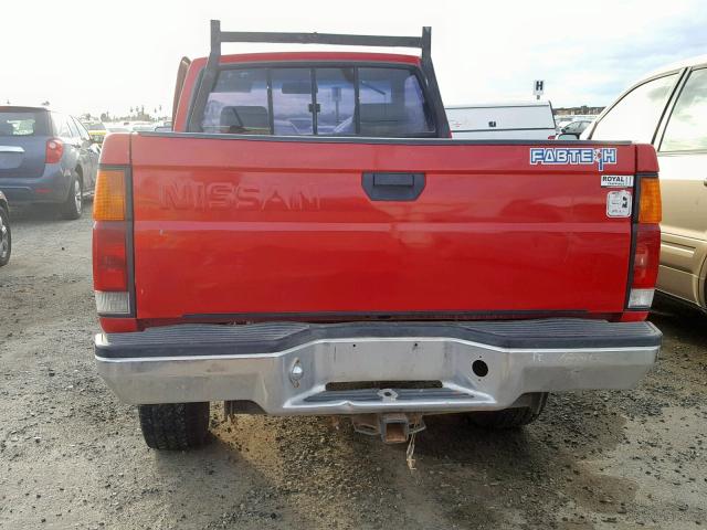 1N6ND11Y8JC340725 - 1988 NISSAN D21 SHORT RED photo 6