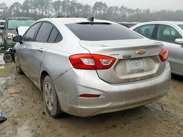 3G1BC5SM2HS560046 - 2017 CHEVROLET CRUZE LS SILVER photo 3