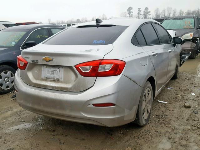 3G1BC5SM2HS560046 - 2017 CHEVROLET CRUZE LS SILVER photo 4