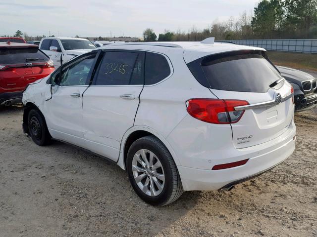 LRBFXBSA3HD194730 - 2017 BUICK ENVISION E WHITE photo 3