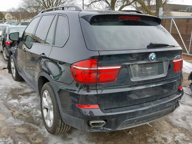 5UXZV8C56BL421686 - 2011 BMW X5 XDRIVE5 BLACK photo 3