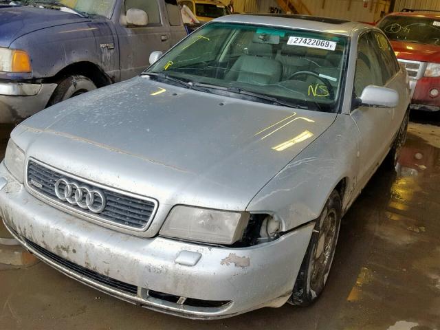 WAUED68D4WA000846 - 1998 AUDI A4 2.8 QUA SILVER photo 2