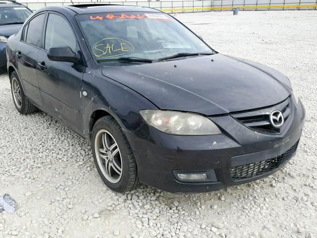 JM1BK323571604420 - 2007 MAZDA 3 S BLACK photo 1