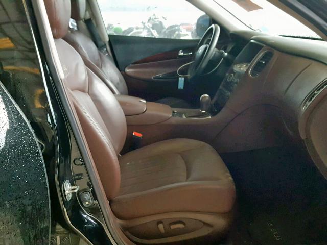 JN1AJ0HP7BM800635 - 2011 INFINITI EX35 BASE BLACK photo 5