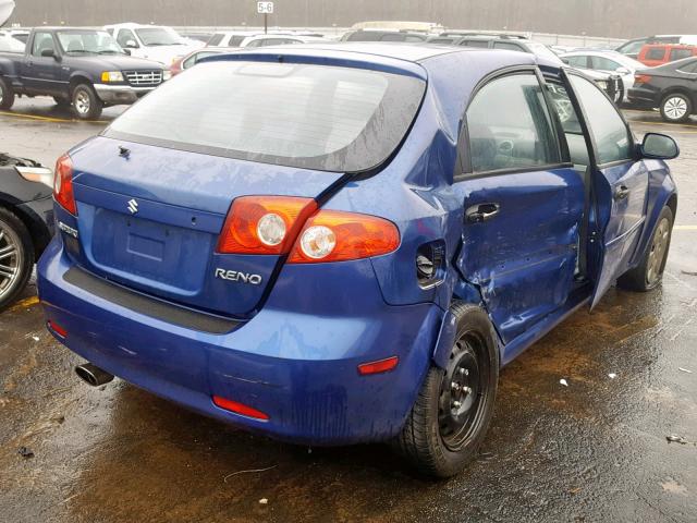 KL5JD66Z07K564138 - 2007 SUZUKI RENO BASE BLUE photo 4