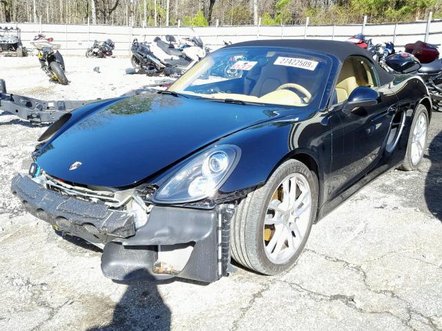 WP0CA2A87GS120516 - 2016 PORSCHE BOXSTER BLACK photo 2