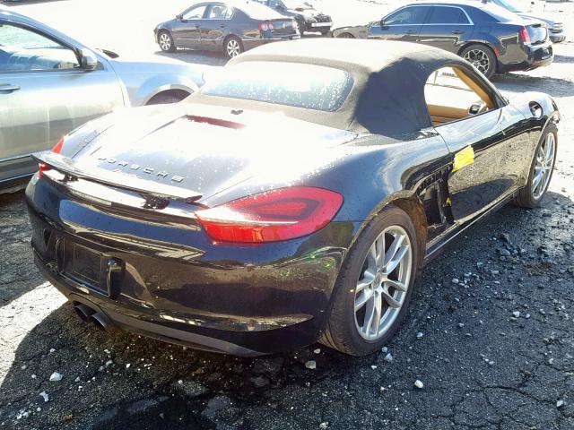 WP0CA2A87GS120516 - 2016 PORSCHE BOXSTER BLACK photo 4