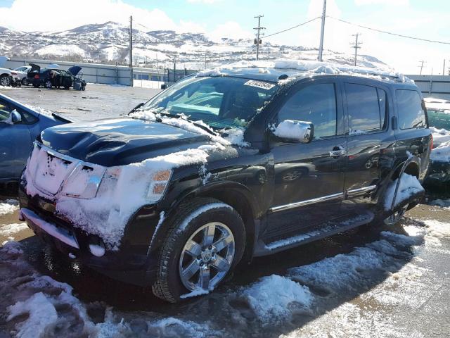 5N1BA0NCXEN612799 - 2014 NISSAN ARMADA SV BLACK photo 2