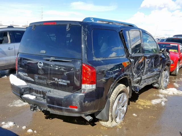 5N1BA0NCXEN612799 - 2014 NISSAN ARMADA SV BLACK photo 4