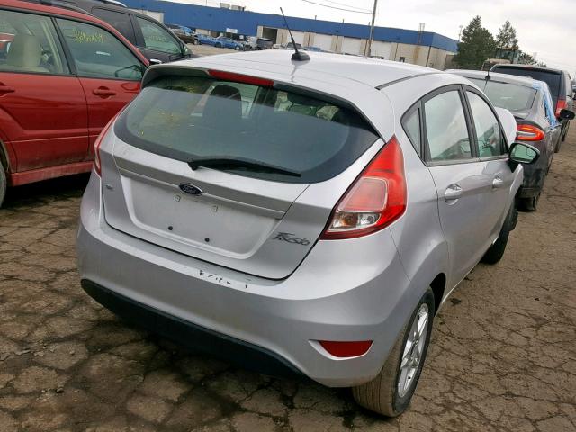 3FADP4EJ3HM135476 - 2017 FORD FIESTA SE SILVER photo 4