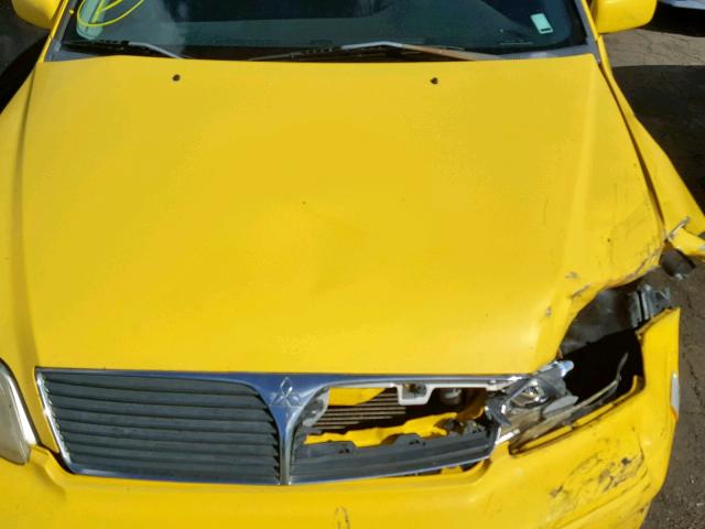 JA3AJ86E22U027309 - 2002 MITSUBISHI LANCER OZ YELLOW photo 7