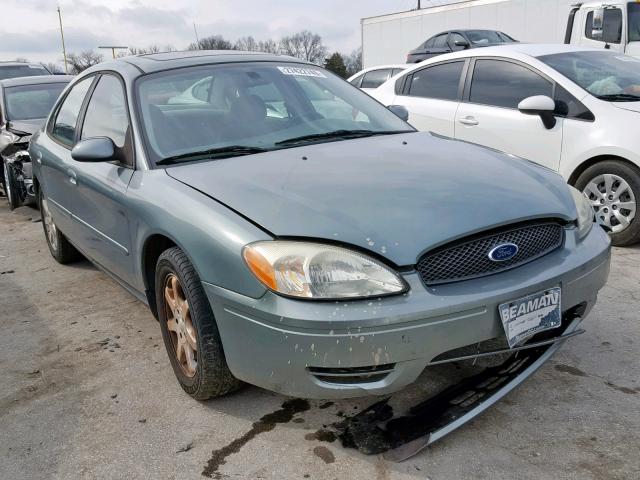 1FAFP56U77A104301 - 2007 FORD TAURUS SEL GREEN photo 1