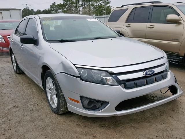 3FAHP0GA4AR278761 - 2010 FORD FUSION S SILVER photo 1