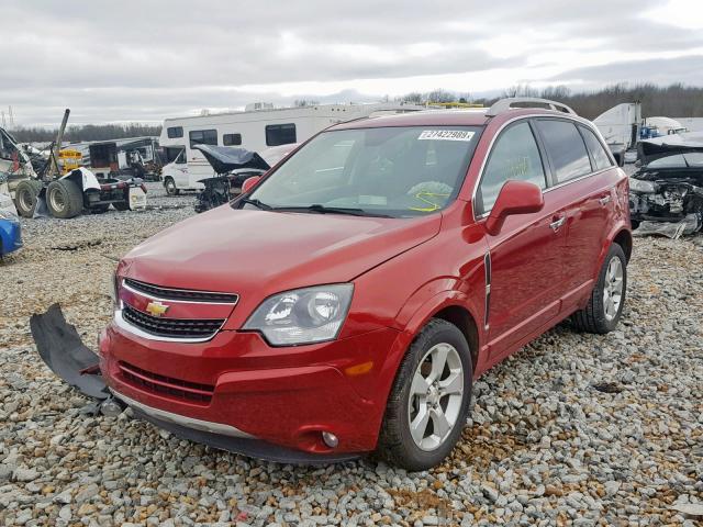 3GNAL3EK4FS521903 - 2015 CHEVROLET CAPTIVA LT MAROON photo 2