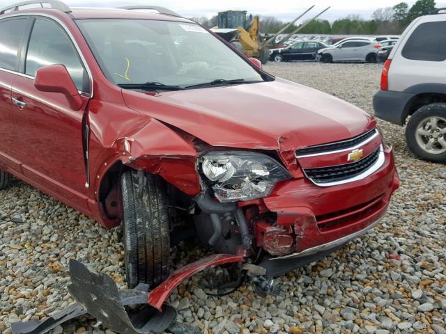 3GNAL3EK4FS521903 - 2015 CHEVROLET CAPTIVA LT MAROON photo 9