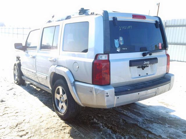 1J4RH4GK9AC109565 - 2010 JEEP COMMANDER SILVER photo 3