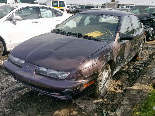 1G8ZK5275XZ249161 - 1999 SATURN SL2 PURPLE photo 2