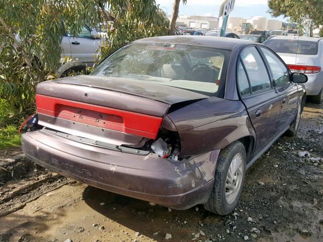 1G8ZK5275XZ249161 - 1999 SATURN SL2 PURPLE photo 4