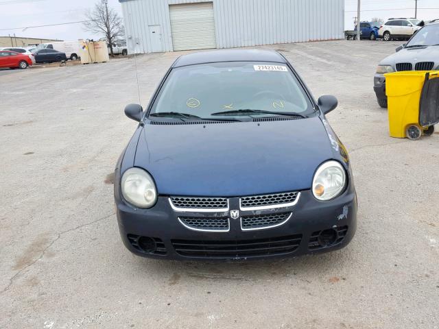 1B3ES26C13D104055 - 2003 DODGE NEON SE BLUE photo 9