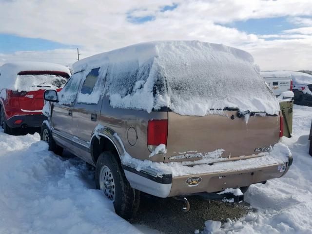 1GNDT13W6T2191390 - 1996 CHEVROLET BLAZER TAN photo 3