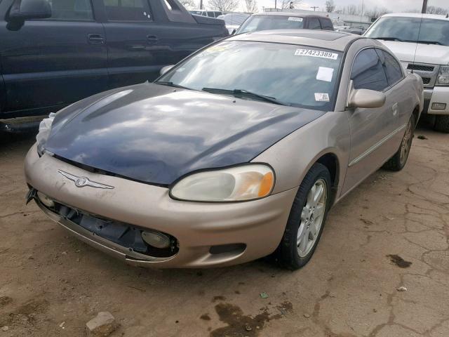 4C3AG52H42E034483 - 2002 CHRYSLER SEBRING LX TAN photo 2