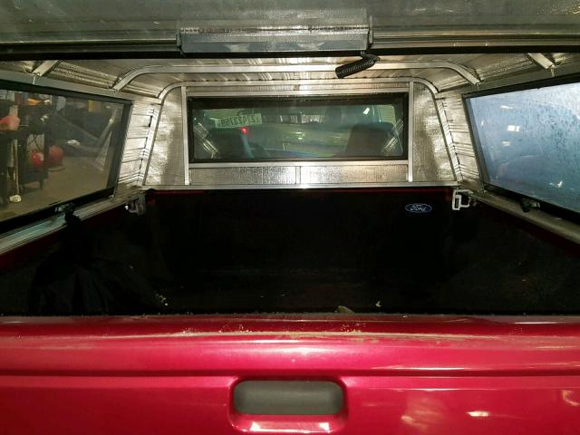 1FTYR10D59PA04373 - 2009 FORD RANGER RED photo 6