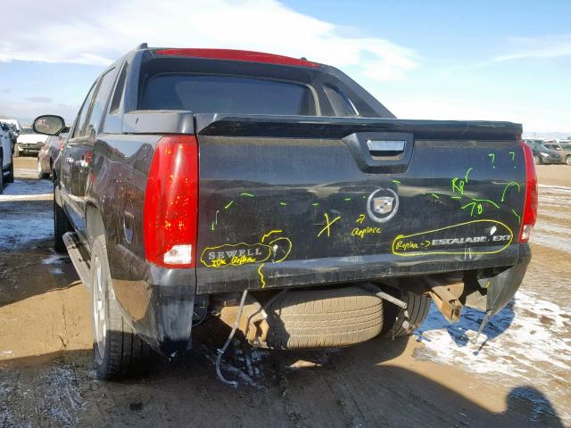 3GYFK62807G272378 - 2007 CADILLAC ESCALADE E BLACK photo 3