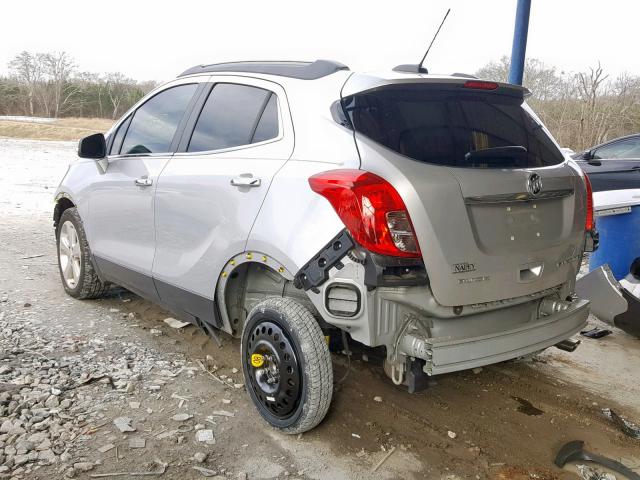 KL4CJASB1GB682426 - 2016 BUICK ENCORE SILVER photo 3