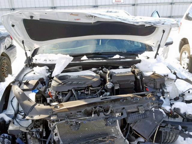 5NPE34AB5JH639838 - 2018 HYUNDAI SONATA SPO WHITE photo 7