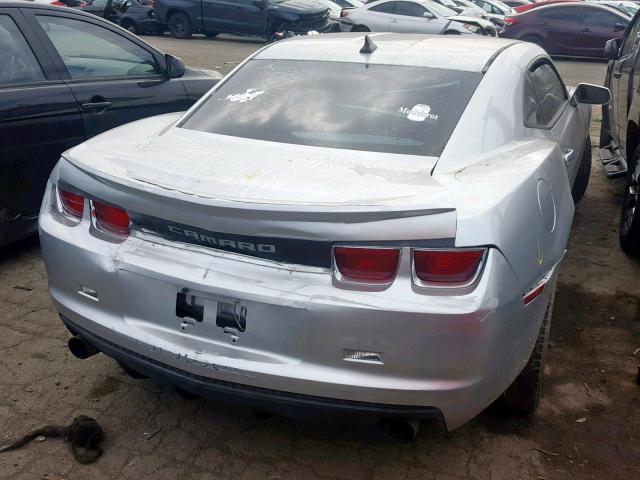 2G1FA1E33C9129353 - 2012 CHEVROLET CAMARO LS SILVER photo 4