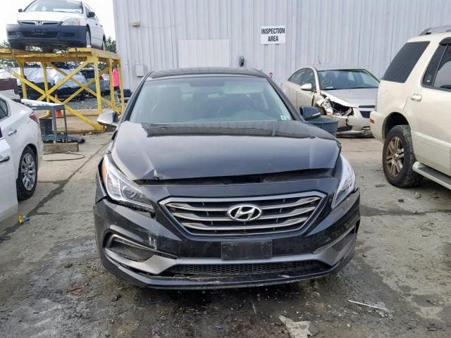 5NPE34AF5HH574020 - 2017 HYUNDAI SONATA SPO BLACK photo 9