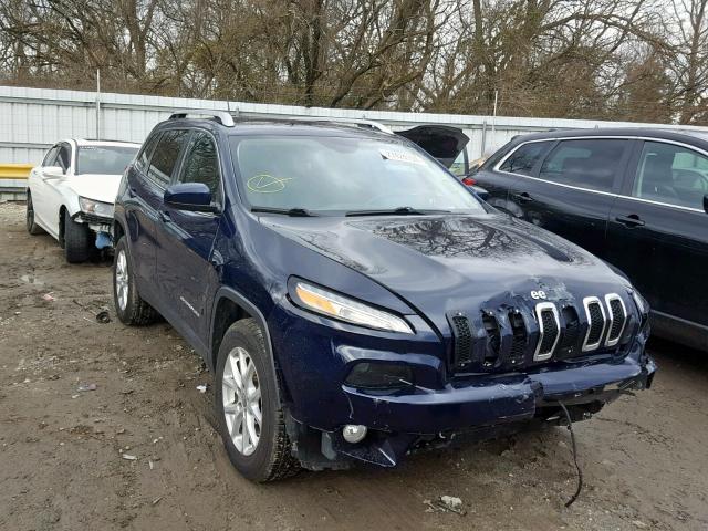 1C4PJMCS6FW773528 - 2015 JEEP CHEROKEE L BLUE photo 1