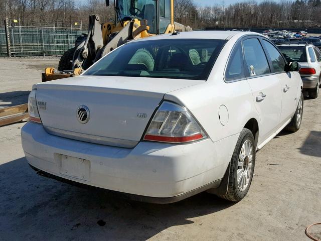 1MEHM43W58G611285 - 2008 MERCURY SABLE PREM WHITE photo 4