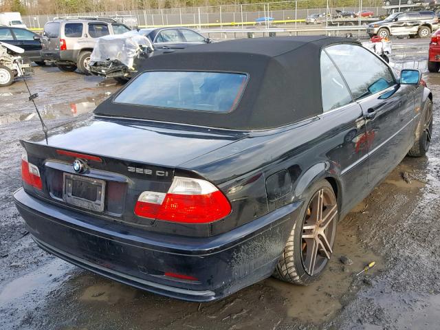 WBABS33481JY55637 - 2001 BMW 325 CI BLACK photo 4