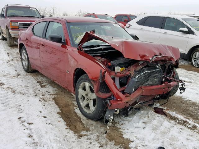 2B3KA33V69H585546 - 2009 DODGE CHARGER SX RED photo 1