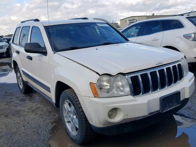 1J4HR48N75C628783 - 2005 JEEP GRAND CHER WHITE photo 1