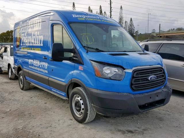 1FTBW2CM5GKB14933 - 2016 FORD TRANSIT T- BLUE photo 1