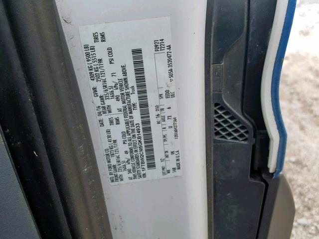 1FTBW2CM5GKB14933 - 2016 FORD TRANSIT T- BLUE photo 10